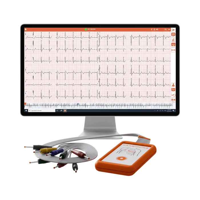 touchECG Windows, solução PC-ECG Cardioline