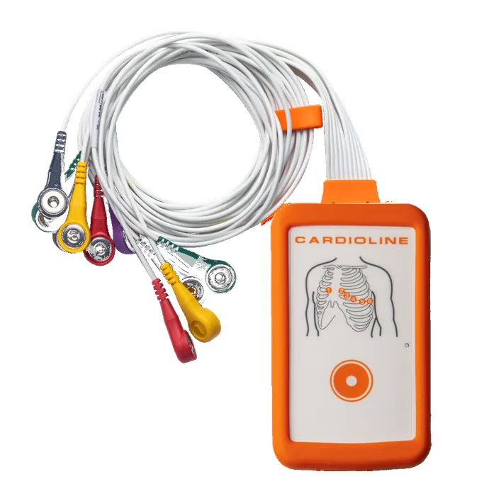 Unidade de aquisição HD+ Cardioline, com cabo de paciente